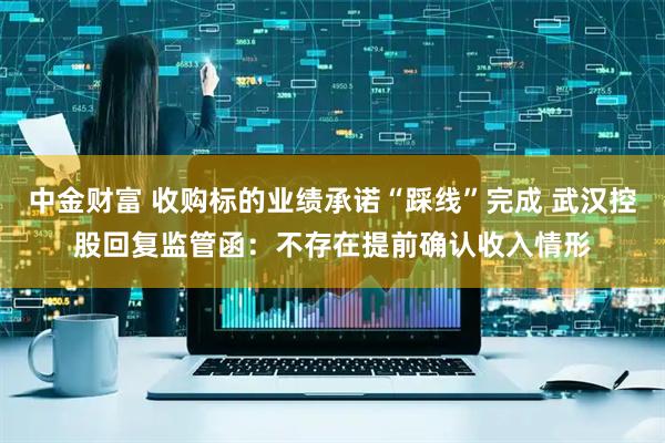 中金财富 收购标的业绩承诺“踩线”完成 武汉控股回复监管函：不存在提前确认收入情形